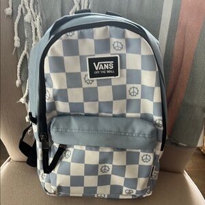 New Vans Blue Checkered Kids Mini Backpack